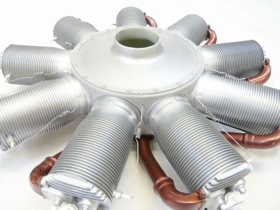 Motor Rotativo Oberursel UR-2 Escala 1/3 Réplica Aviación Primera Guerra Mundial Pantalla Foto 2 de 4