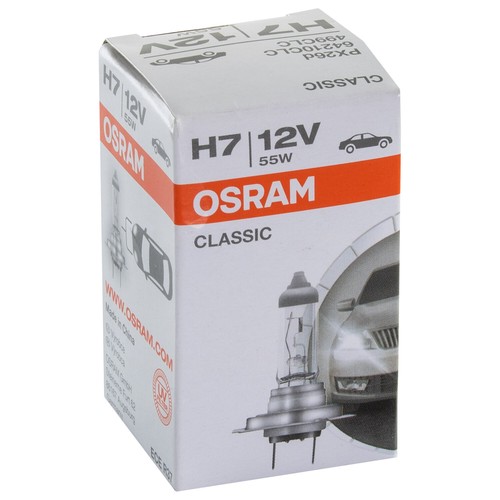 7x OSRAM CLASSIC H7 1500 lm Brenner Glühbirne Glühlampe Birne - Bild 3 von 5