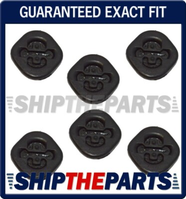 VW Cabrio Jetta Passat Scirocco Chain Reinforced Exhaust Hanger 171253147G Set 6