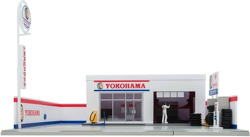 Tomica Rama Vintage 1/64 05a Tire Shop Yokohama Tire For Mini Cars Tomy Tec - Picture 11 of 12