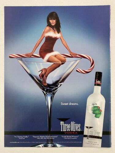 Three Olives Vodka England 2006 Magazine Ad