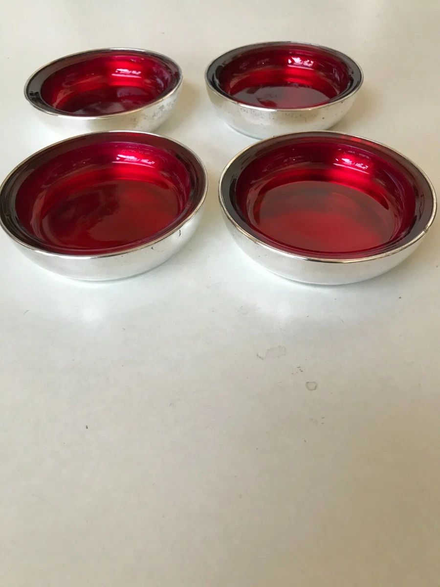 Red cheap glass coasters