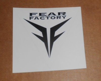 Fear Factory Archetype Clear Sticker Promo 5x5 RARE