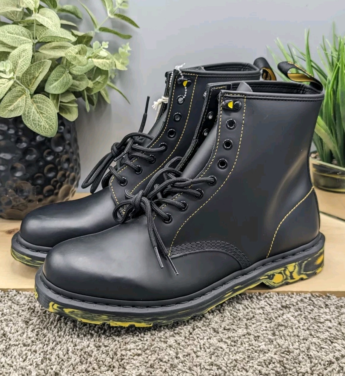 Toe Cap 1460 Slip Resistant Steel Toe Boots Non Slip Doc Martens