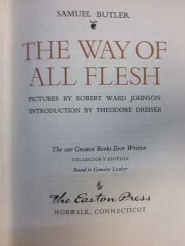 The Way of All Flesh Samuel Butler Easton Press 100 Greatest Books 1st Edition - Imagen 3 de 7