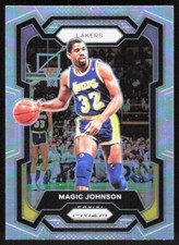 2023-24 Panini Prizm Silver Magic Johnson Los Angeles Lakers #185