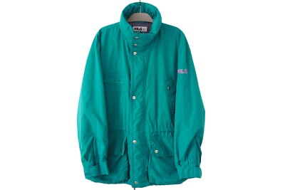 Vintage FILA Magic Line Jacket Full Zip Size XL XXL light ski wear  windbreaker
