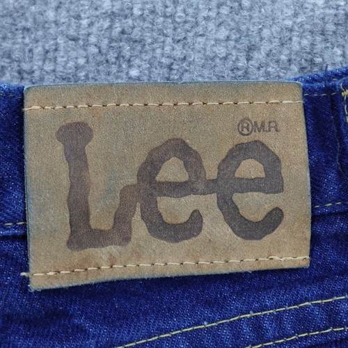Vintage Lee Jeans Boys 12 Regular Straight Snap Denim Logo USA 90s Y2k 22x29 - Picture 15 of 20