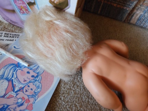 KENNER VINTAGE 1977 BABY HEARTBEAT DOLL 13 INCH - Picture 3 of 12