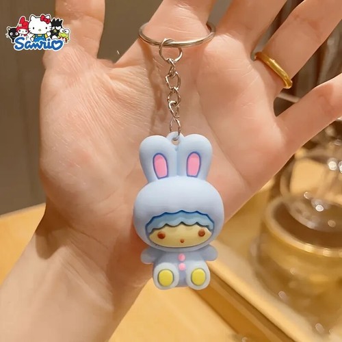 Sanrio Charm Keychains - Cute Cartoon Dolls, Star Silicone Charms - Picture 7 of 9