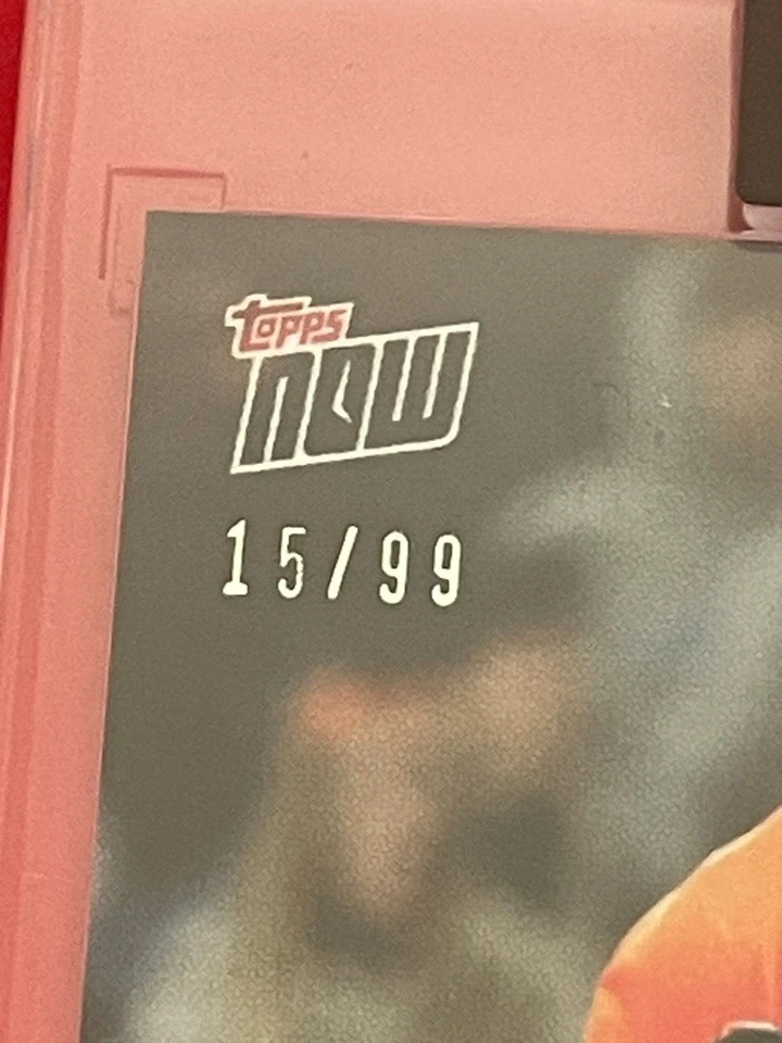 2022 Topps Now #537 Giants MIKE YASTRZEMSKI SIGNED Autographed ON CARD AUTO #/99 - Image 3 of 4