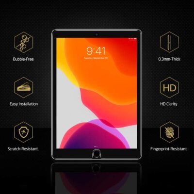 Per IPAD 10.2 Inch (2021) 9th Gen Vetro Temperato Schermo Protezione (2 Pacco - Foto 2