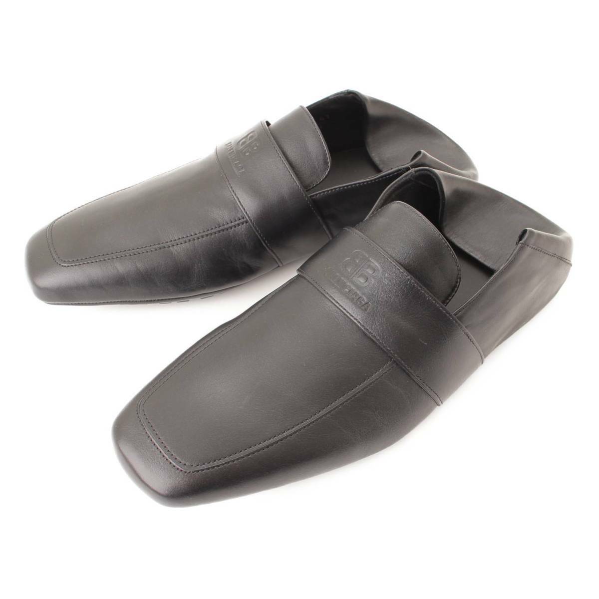 Auth Balenciaga Men's city loafer Leather loafer 636924 Black 41(150034 Auth Balenciaga Men's city loafer Leather loafer 636924 Black 41(150034