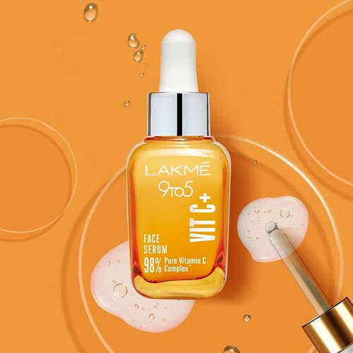 Lakme 9To5 Vitamin C+ Facial Serum With 98% Pure Vitamin C Complex - 15ml - Picture 4 of 8