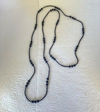 Collier Sautoir Vintage Maille Bleu-vert – Bijou Fantaisie Femme Ancien, Style Seguso ?