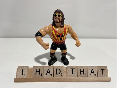 VERY RARE NEAR MINT WWF Hasbro Adam Bomb Green Car...