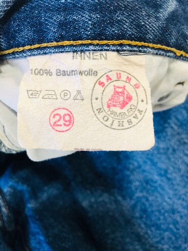 Vintage Over Saund Fashion Hamburg Germany Mom Jeans With Amazing Detail Size 29 - Bild 10 von 11
