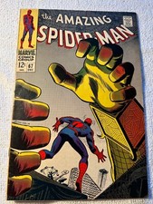 Amazing Spider-Man 67 - Spider-Man battles Mysterio - Nice higher grade book
