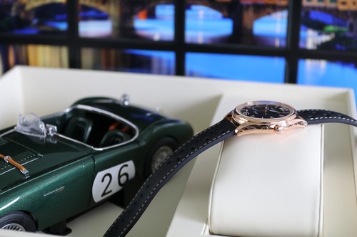Chapado en Oro Rosa FREDERIQUE CONSTANT Esfera Azul Healey Limitada a 888 Caja de Reloj/P - Imagen 13 de 20