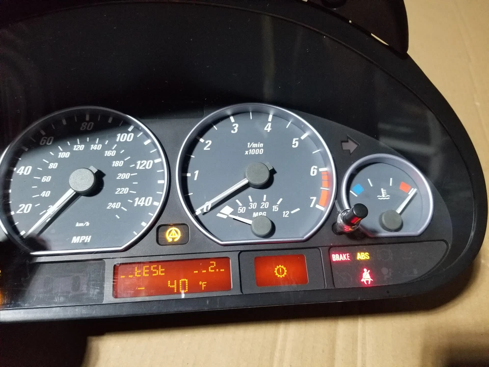 Cuadro de instrumentos BMW E46 325 328 330 M3 1999-2002 6910272 **176 k millas** Foto 3 de 4