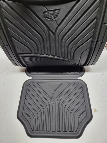 ARMORAL FLOOR PROTECTOR BLACK, 4 TRIM TO FIT FRONT AND REAR FLOOR MATS. - Picture 4 of 7