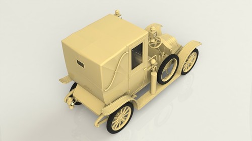 Type AG 1910 London Taxi (Plastic model kit) 1/35 ICM 35658 - Picture 10 of 10