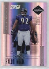 2006 Leaf Limited Rookie Silver Spotlight 14/25 Haloti Ngata #199 yj7