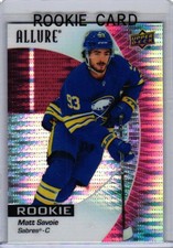 2023-24 Upper Deck Allure #128 Matt Savoie Red Rainbow