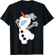 Disney Frozen Olaf Dancing Black T-Shirt