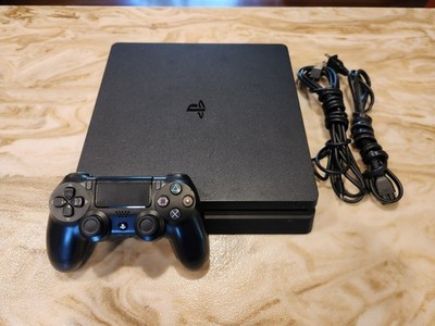 Sony Playstation 4 PS4 Slim 500GB CUH-2015A Cleaned & Tested - OEM Controller 