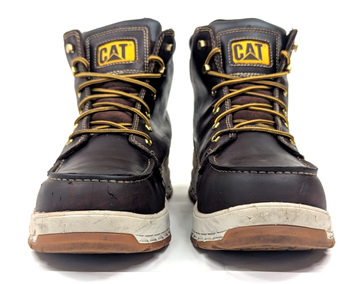 CAT Work Boots Mens Size 14 P91402 Brown Carbon Composite Toe CAT Impact Waterproof Carbon Composite Toe Work Boots, Men  main image 4