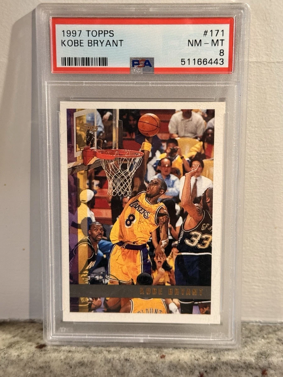 Topps Kobe Bryant 8 Graded Basketball Sports Trading Cards