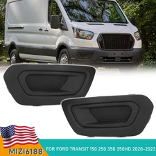 Left&Right Fog Light Cover Trim For Ford Transit 150 250 350 350HD 2020-2023