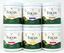 Live Pure Focus + Energy TUB 30 Scoops: Grape Watermelon Berry Lemon Orange Mang