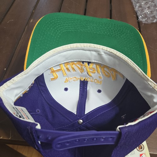 Vtg University of Washington Huskies Sports Specialties Script Snapback Hat NWT - Picture 7 of 7