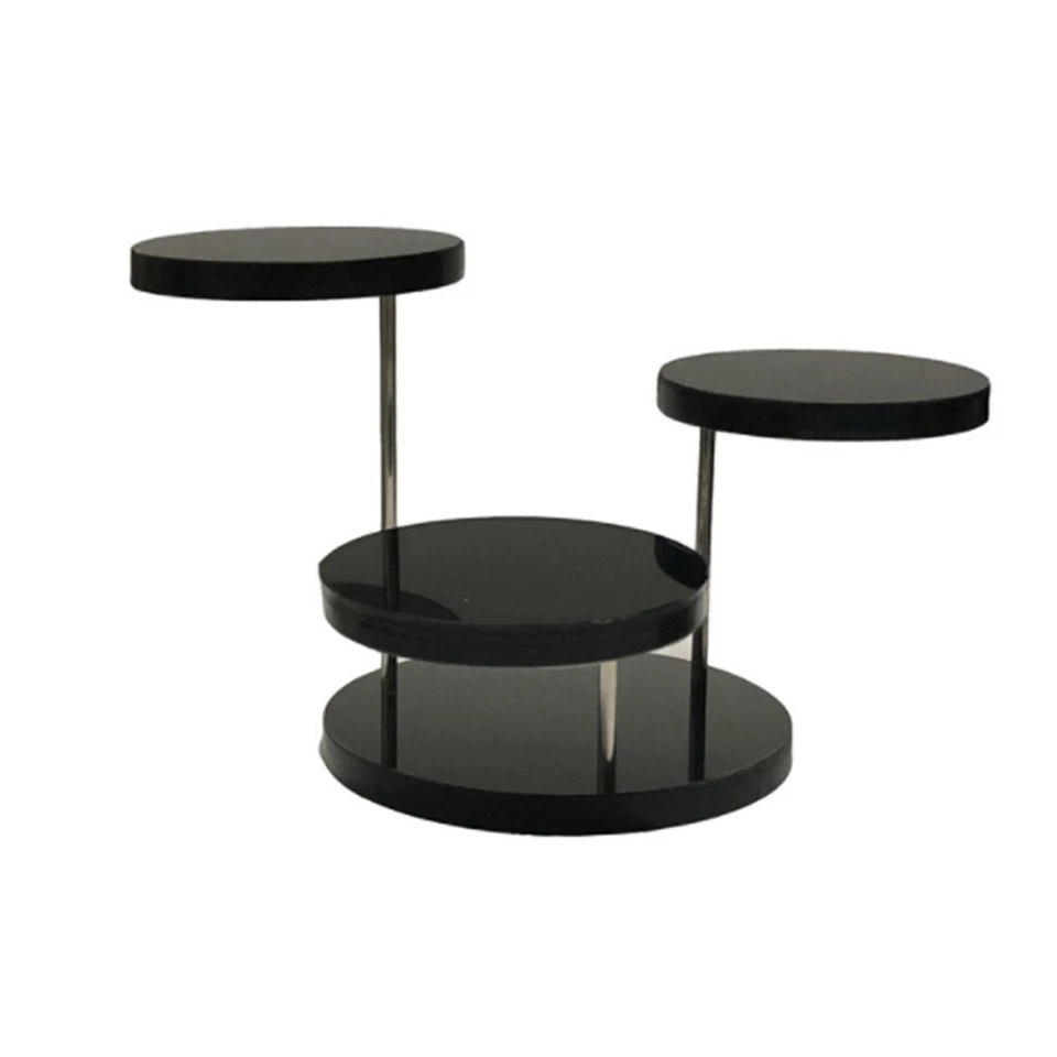 6 stücke Schmuck Display Stand Acryl rotierender 3 Schicht Halskette Ring - Bild 2 von 4