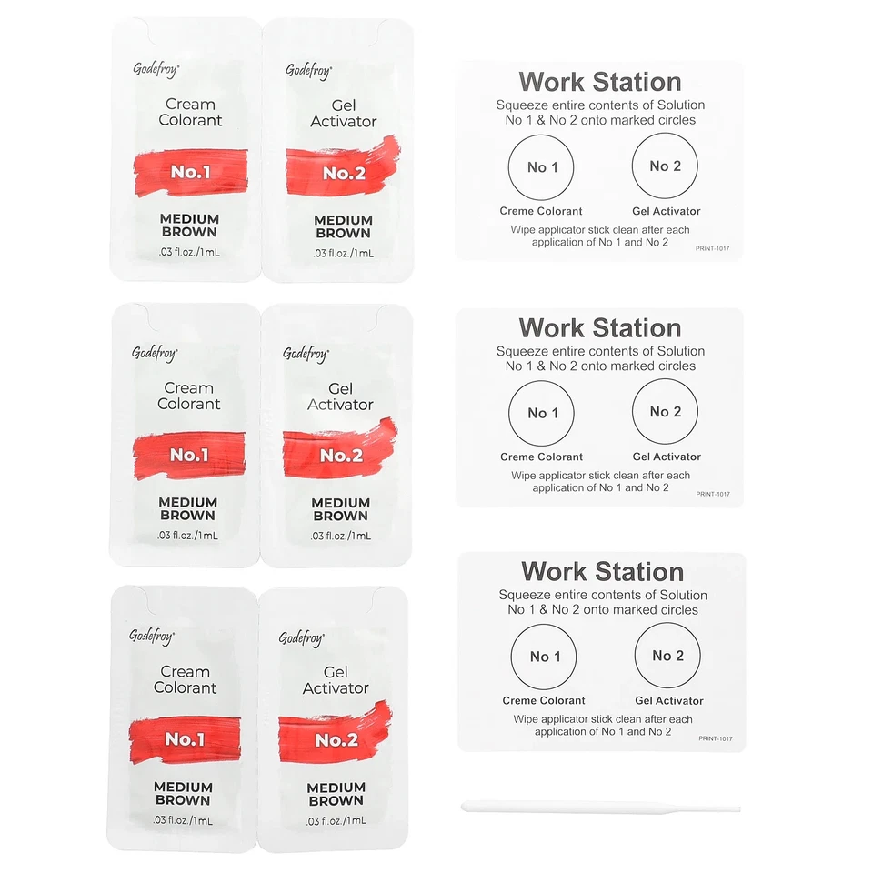 Instant Eyebrow Tint™, Medium Brown, 3 Application Kit - Image 3 of 3