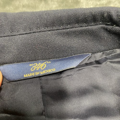 Brooks Brothers 346 Herren 48 L Navy Blau Blazer Gold 3-Knopf Wolle Sport - Bild 4 von 9