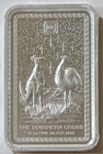 (NEW SEALED) ABC REFINERY 10 OUNCE THE SOUTHERN CROSS SILVER BAR HIGH RELIEF