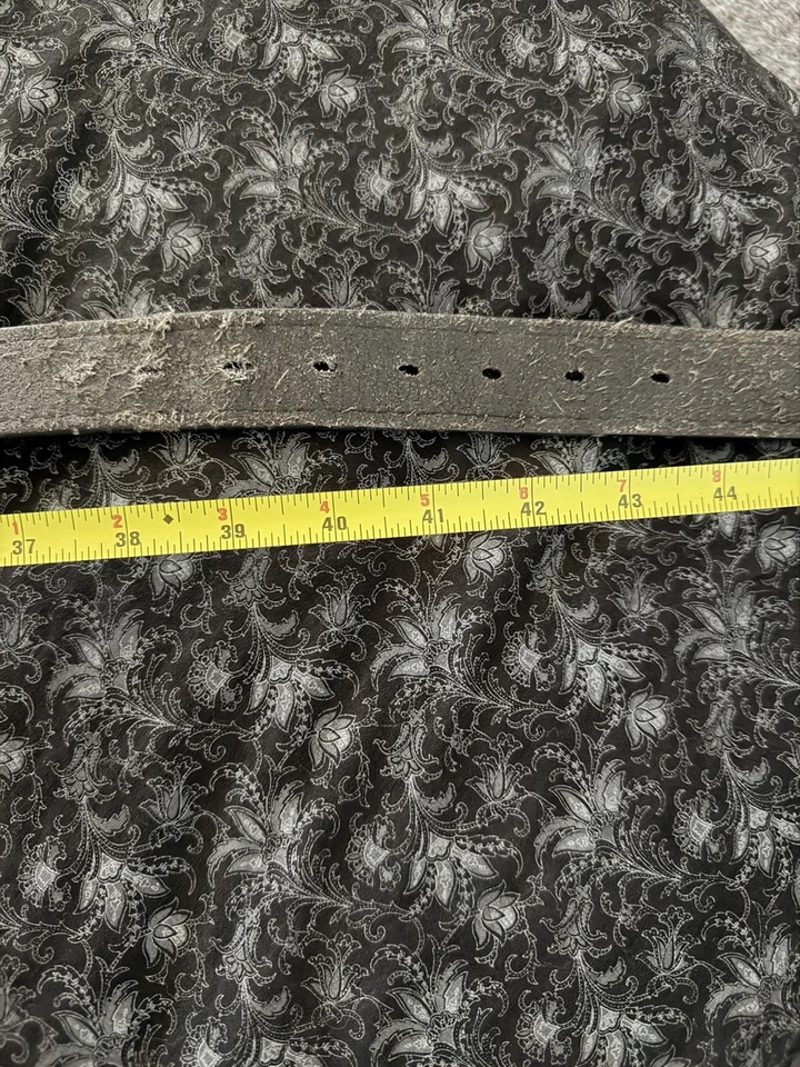 Cinturón de cuero Dickies para hombre de 1 1/2 pulg. Marrón Talla 38 Extra Grande Foto 3 de 4