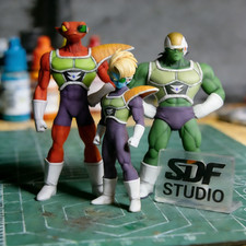 Figura Dragonball Cooler Force PERSONALIZADA 3 piezas escala hg 8,5-11 cm