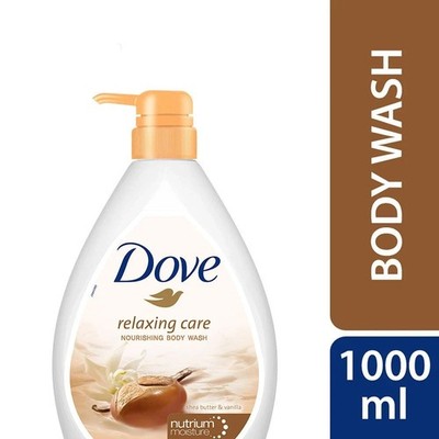 Dove Body Wash - Relaxing Care Shea Butter & Vanilla Nourishing (1000 ml)