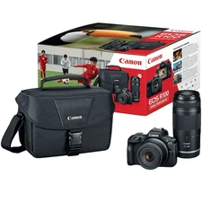 Canon EOS R100 4K Mirrorless Camera Double Zoom Lens Kit