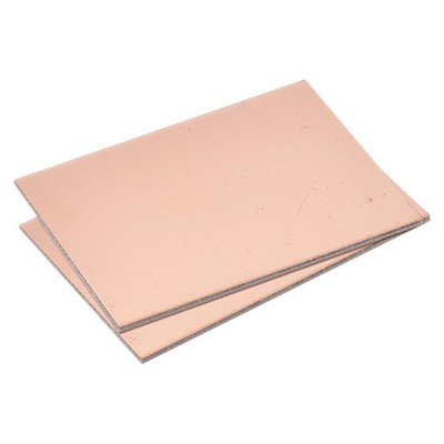 2 Stück PCB Kupfer Plattierte Platinen Laminat 70mm x 50mm x 1mm FR4 Glasfaser