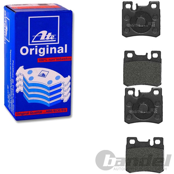 ATE BremsbelÄGe Hinten FüR Mercedes C-KLASSE W202 S202 E-KLASSE W124 W210 A124-image