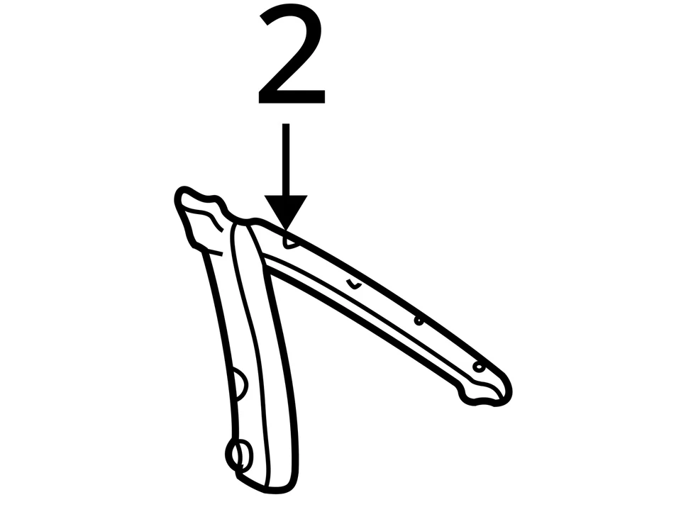 1995-2002 CHEVROLET PONTIAC CAVALIER SUNFIRE ФИКСАТОР RR BPR ПАНЕЛЬ OTR 22637690 - Изображение 4 из 4