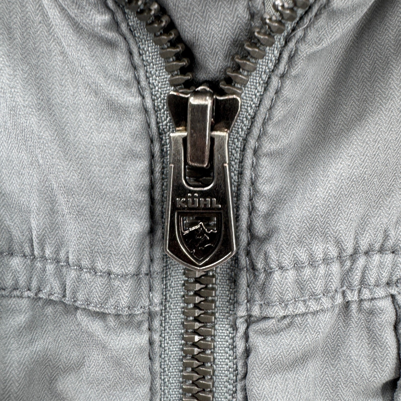 Kuhl Stryka Jacket Womens Medium Hooded Field Full Zip Dusty Sage Green Coastal