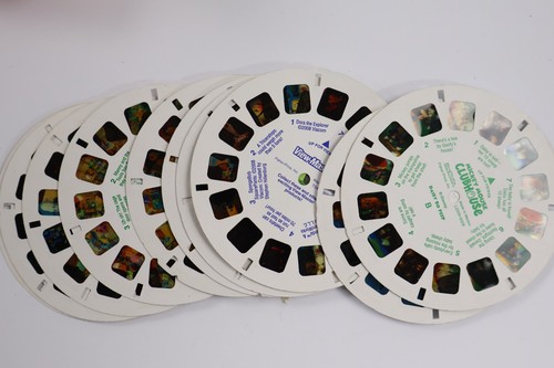 Vintage Fisher Price 3D Red Viewmaster with some Dora,Mickey,Disney Slides - Picture 4 of 6