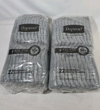 Depend Fresh Protection Adult Incontinence Underwear 44 Count Men XXL FREE SHIP