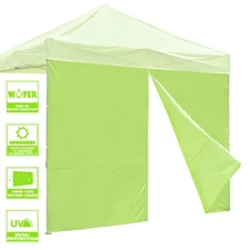 InstaHibit Privacy Sidewall Zipper UV30+ Fits 10x10ft Canopy Yard Park 1 Piece